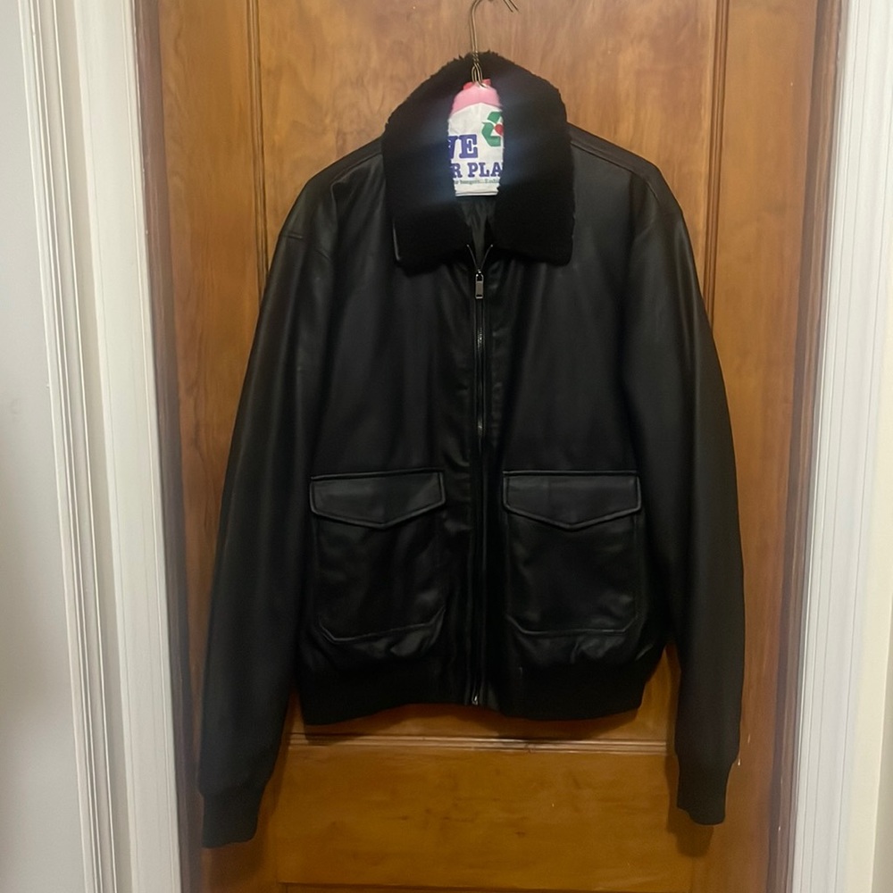 Mens Primark Leather Jacket
